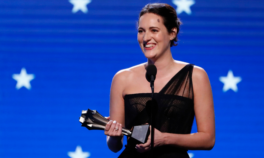Phoebe Waller-Bridge se quedó con el Critic's Choice Award a mejor actriz de serie de comedia, por "Fleabag". Foto: Reuters