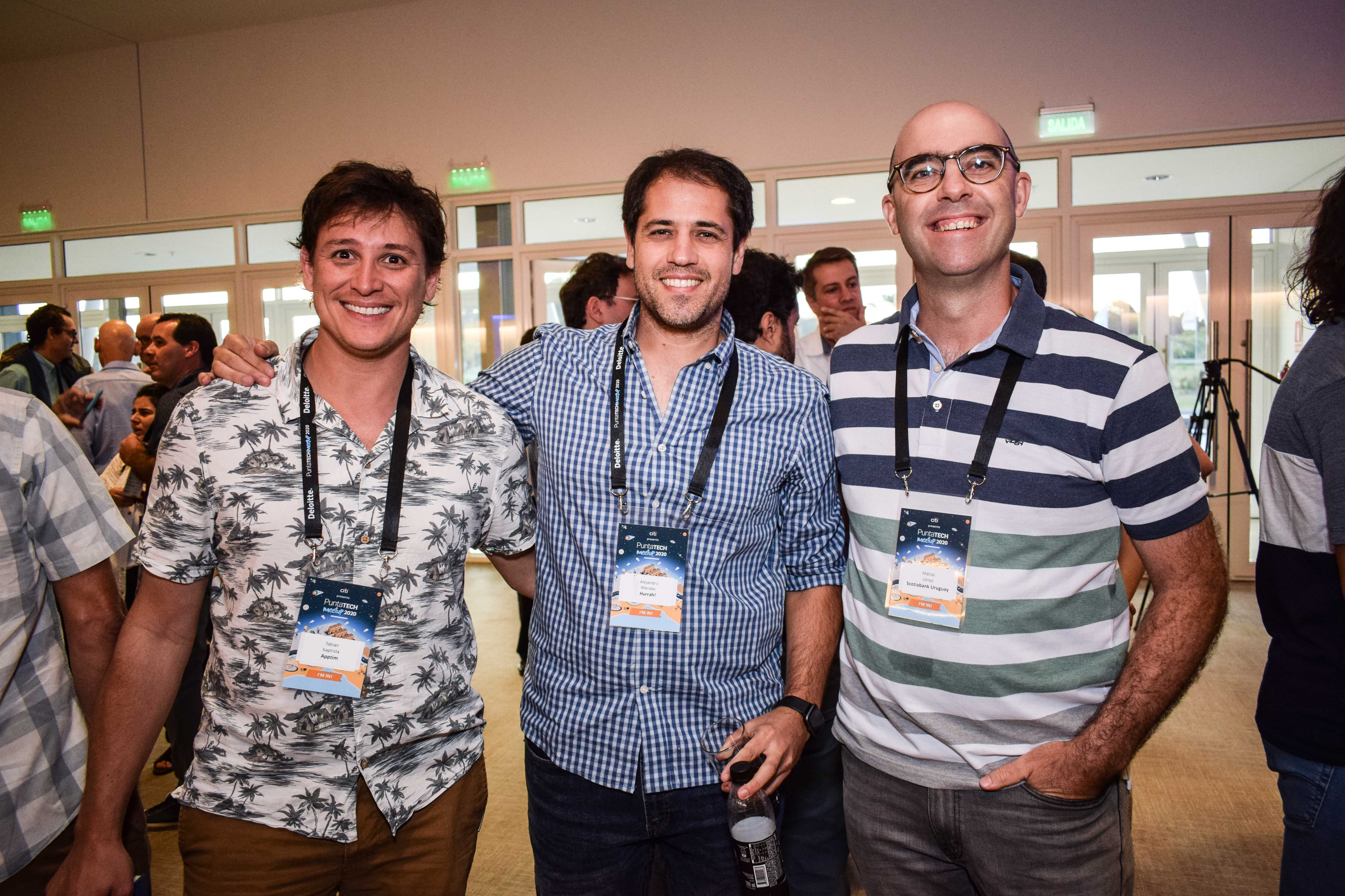 Fabian Baptista, Alejandro Morales, Matías Urroz.