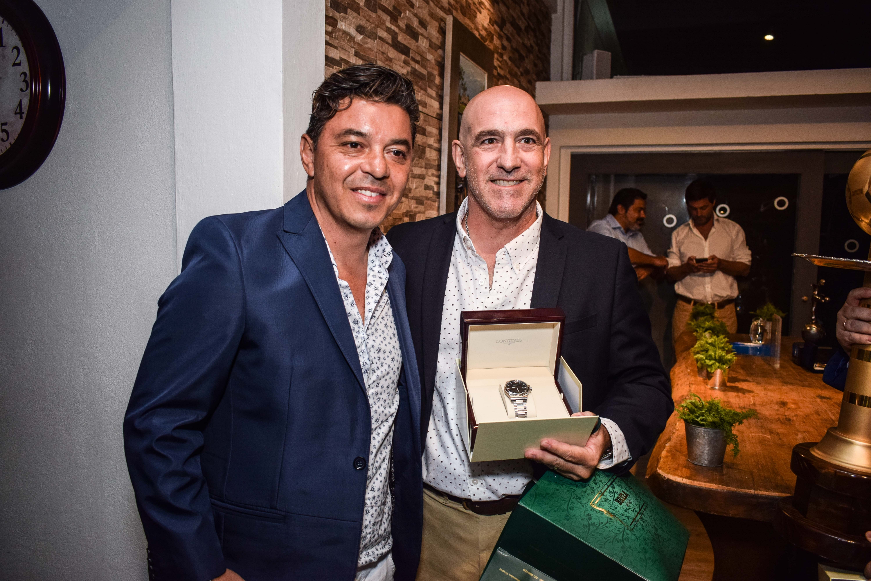 Marcelo Gallardo, Hernán Laffitte.