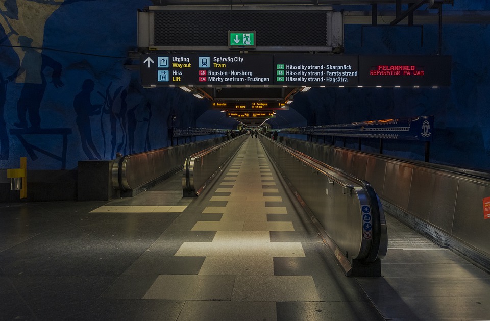 estación metro Estocolmo