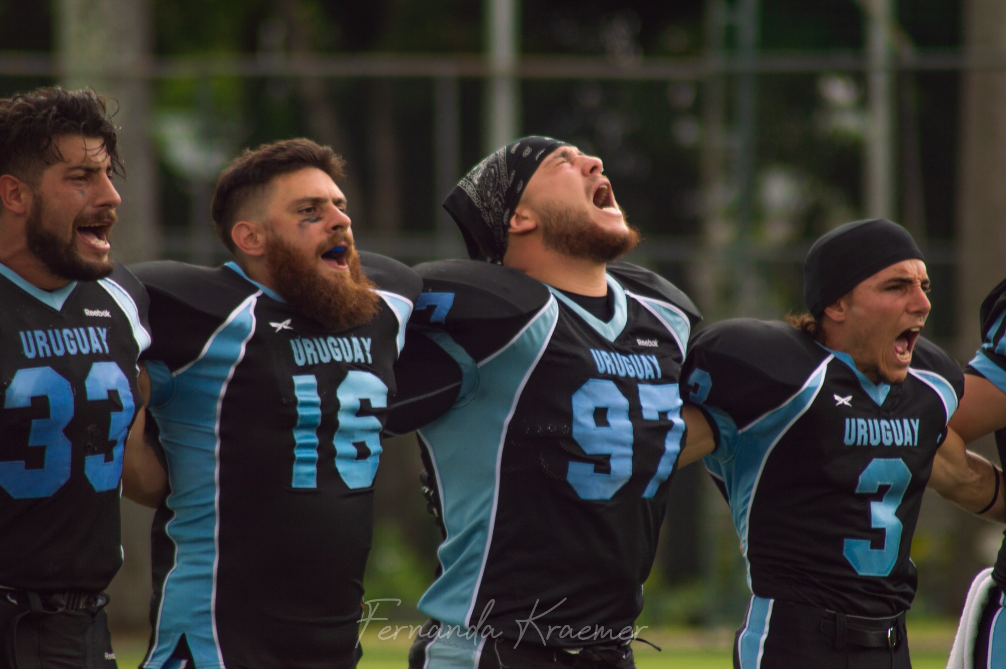 Football Americano: Uruguay le ganó 17-0 a Brasil en Belo Horizonte. Fotos: Fernanda Kraemer