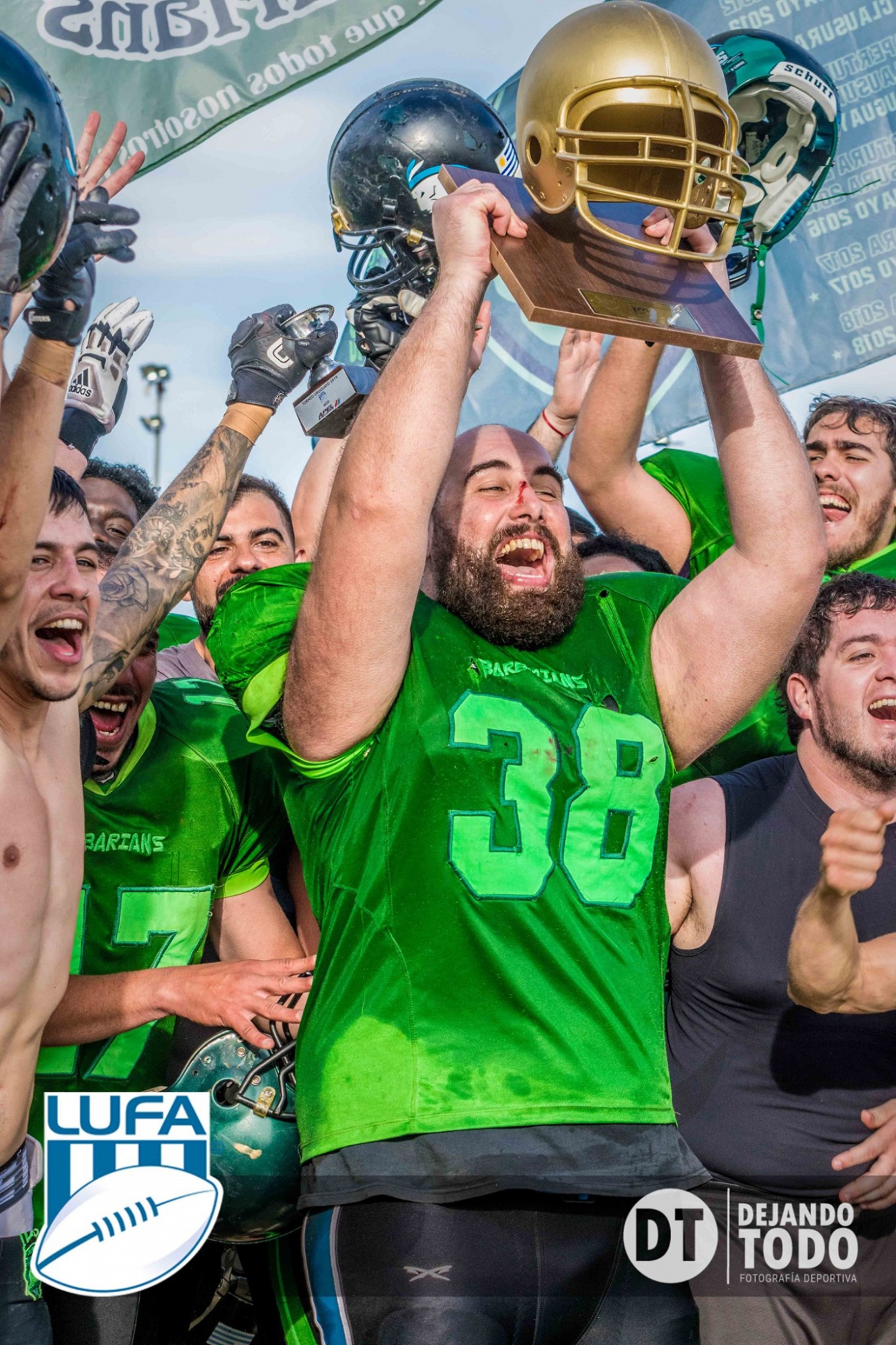 Barbarians fue el campeón uruguayo en 2019. Foto: Dejando Todo - Fotografía Deportiva