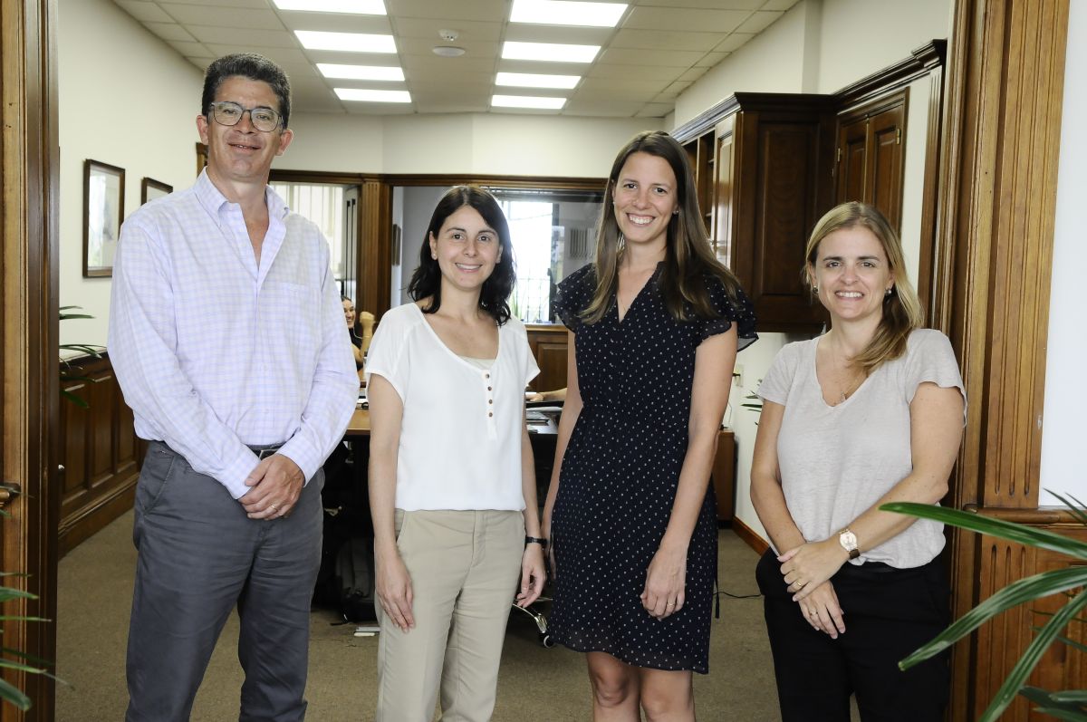 Pablo Rosselli, Priscilla Pelusso, Tamara Schandy y Florencia Carriquiry son los socios de Exante. Foto: Darwin Borrelli.