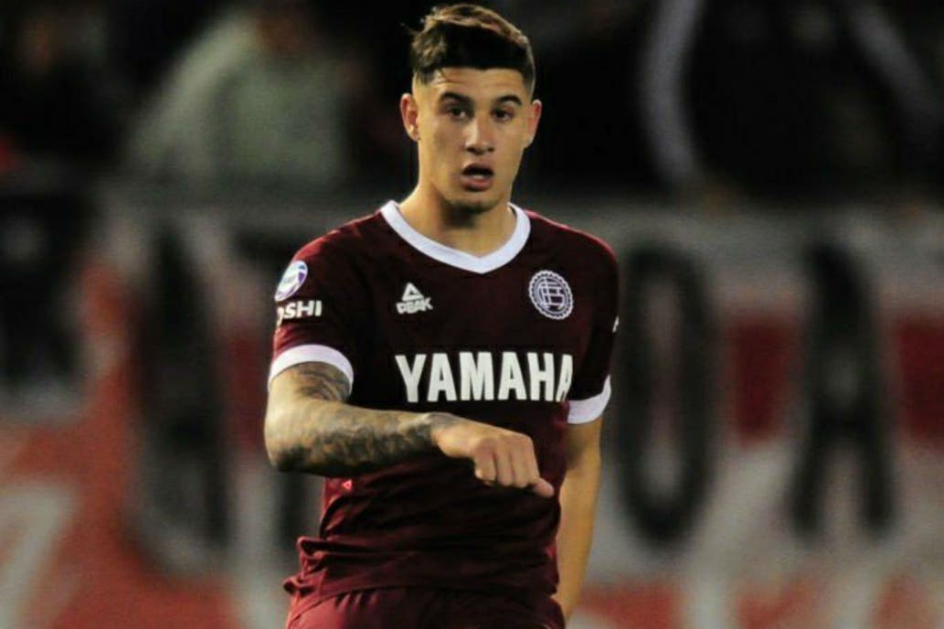 Lautaro Valenti, jugador de Lanús. Foto: La Nación-GDA