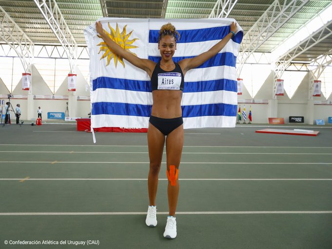 Lorena Aires. Foto: @AtletismoCAU.