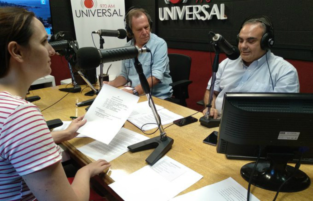 El equipo de Punto de encuentro 2020. Foto: Twitter @universal970