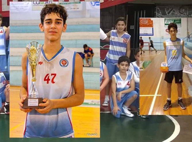 Leandro Paz, joven uruguayo de 13 años fallecido en un entrenamiento de básquetbol en MInas