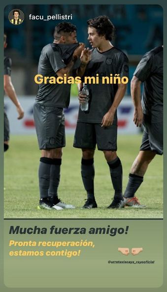 El mensaje de Facundo Pellistri a Jonathan Urretaviscaya.