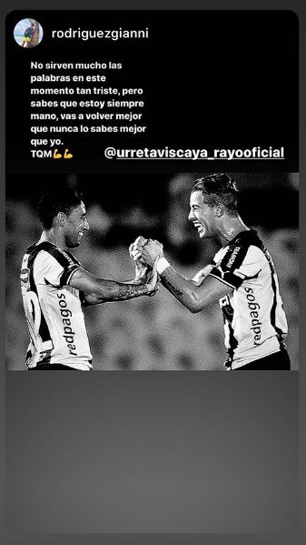 El mensaje de Gianni Rodríguez a Jonathan Urretaviscaya