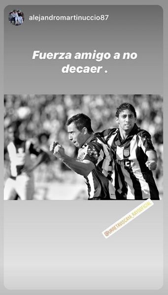 El mensaje de Alejandro Martinuccio a Jonathan Urretaviscaya.