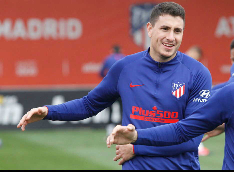 José María Giménez volvería a entrenar con el grupo principal