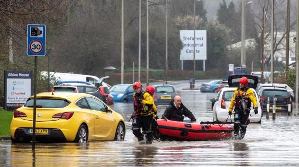 Tormenta en Europa. Foto: EFE
