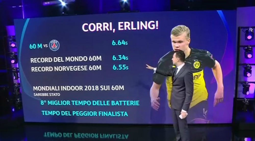 El veloz delantero noruego Erling Haaland