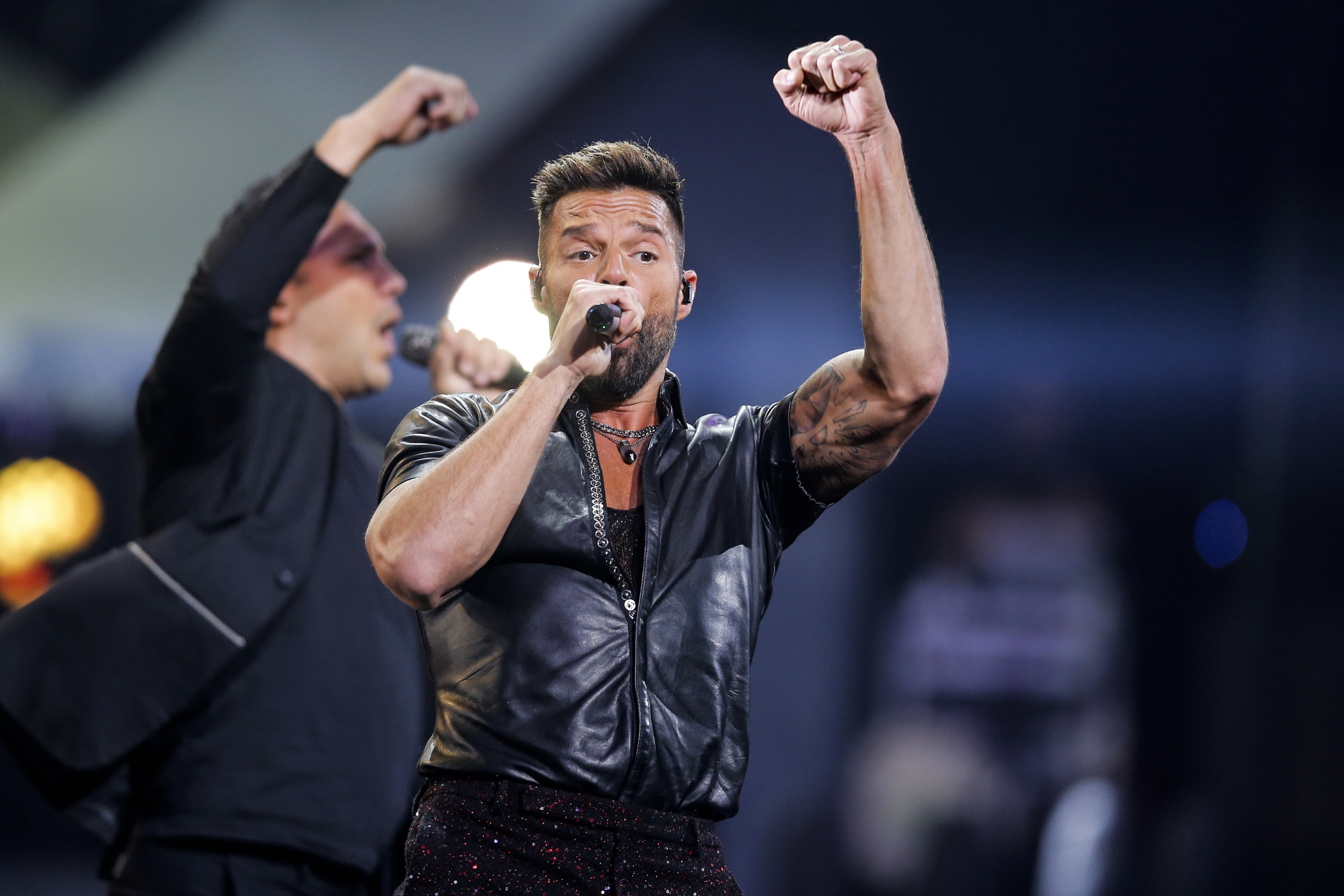 Ricky Martin en Viña del Mar. Foto: AFP