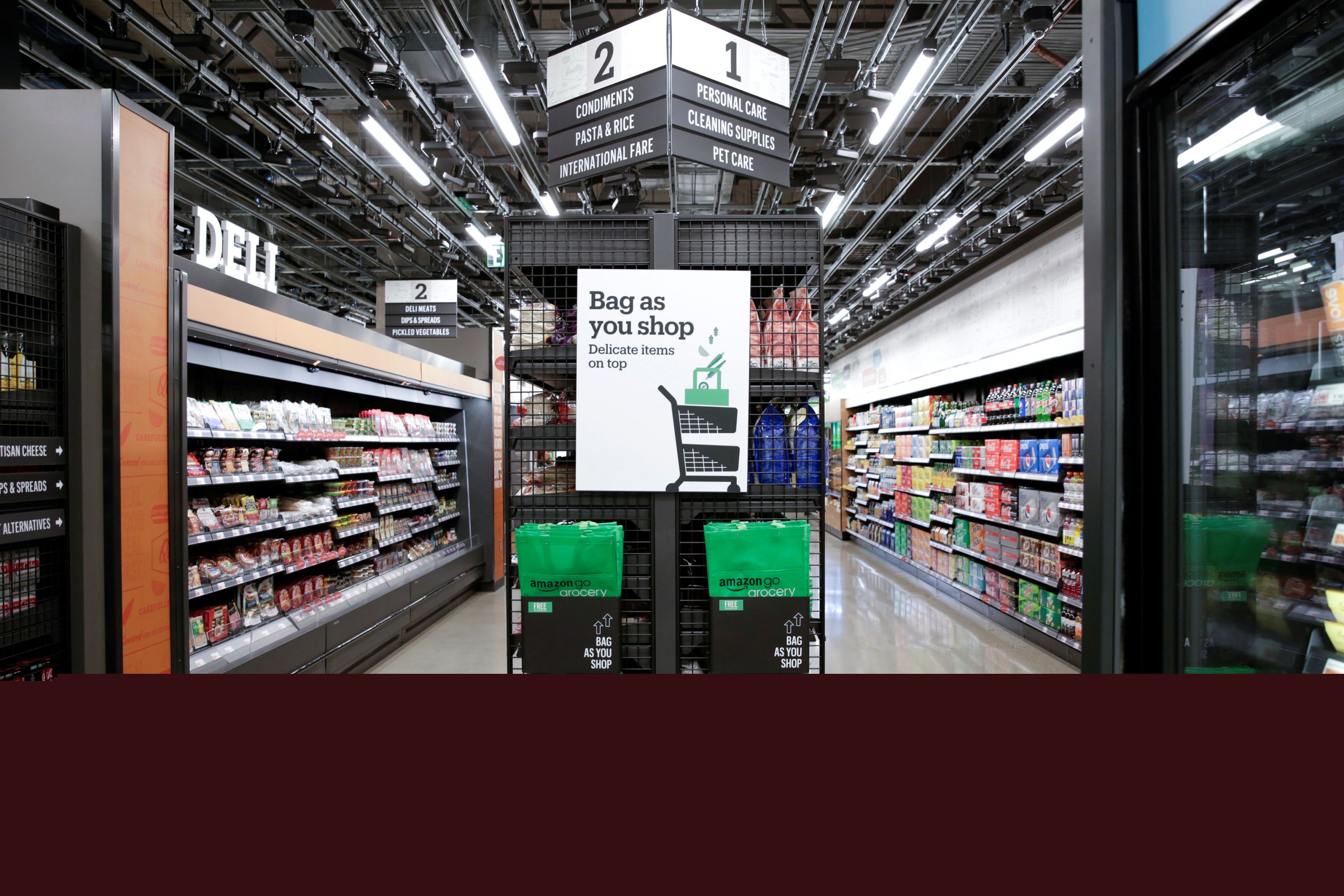 "Amazon Go Grocery" es una tienda sin cajero de Amazon. Foto: Reuters.