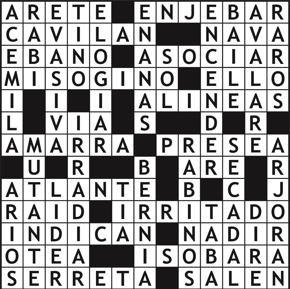 Solución del juego anterior