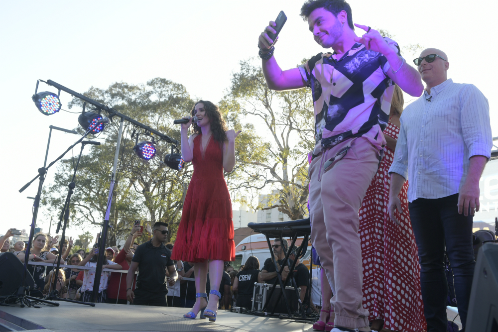 El jurado y la conductora de Got Talent Uruguay. Foto: Juan Manuel Ramos