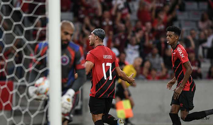 Guilherme Bissoli, el delantero más peligroso de Athletico Paranaense. Foto: athletico.com.br.