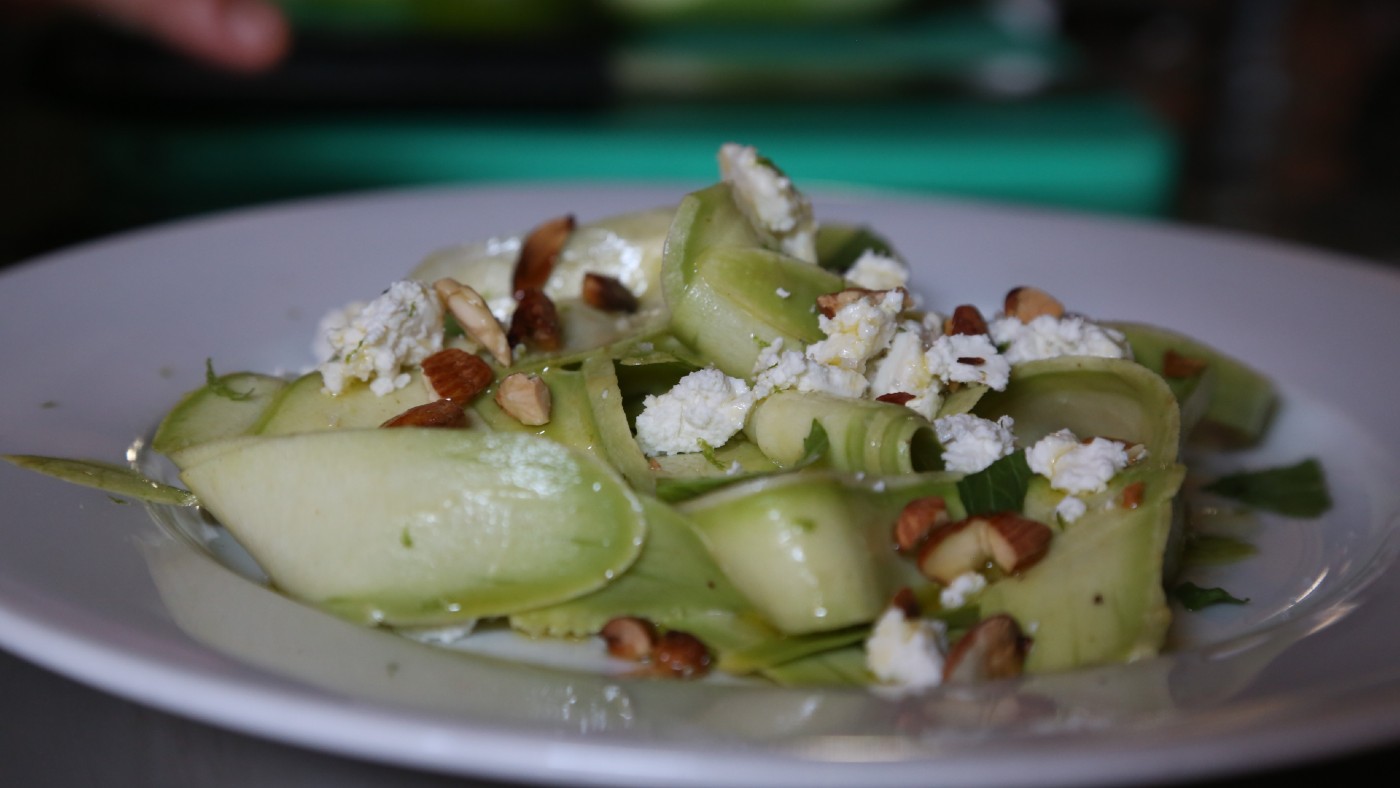Zuchini, plato de La Juana.