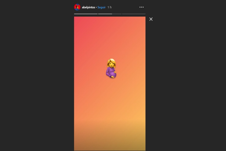 El anuncio de Abel Pintos. Foto: Captura de Instragram.