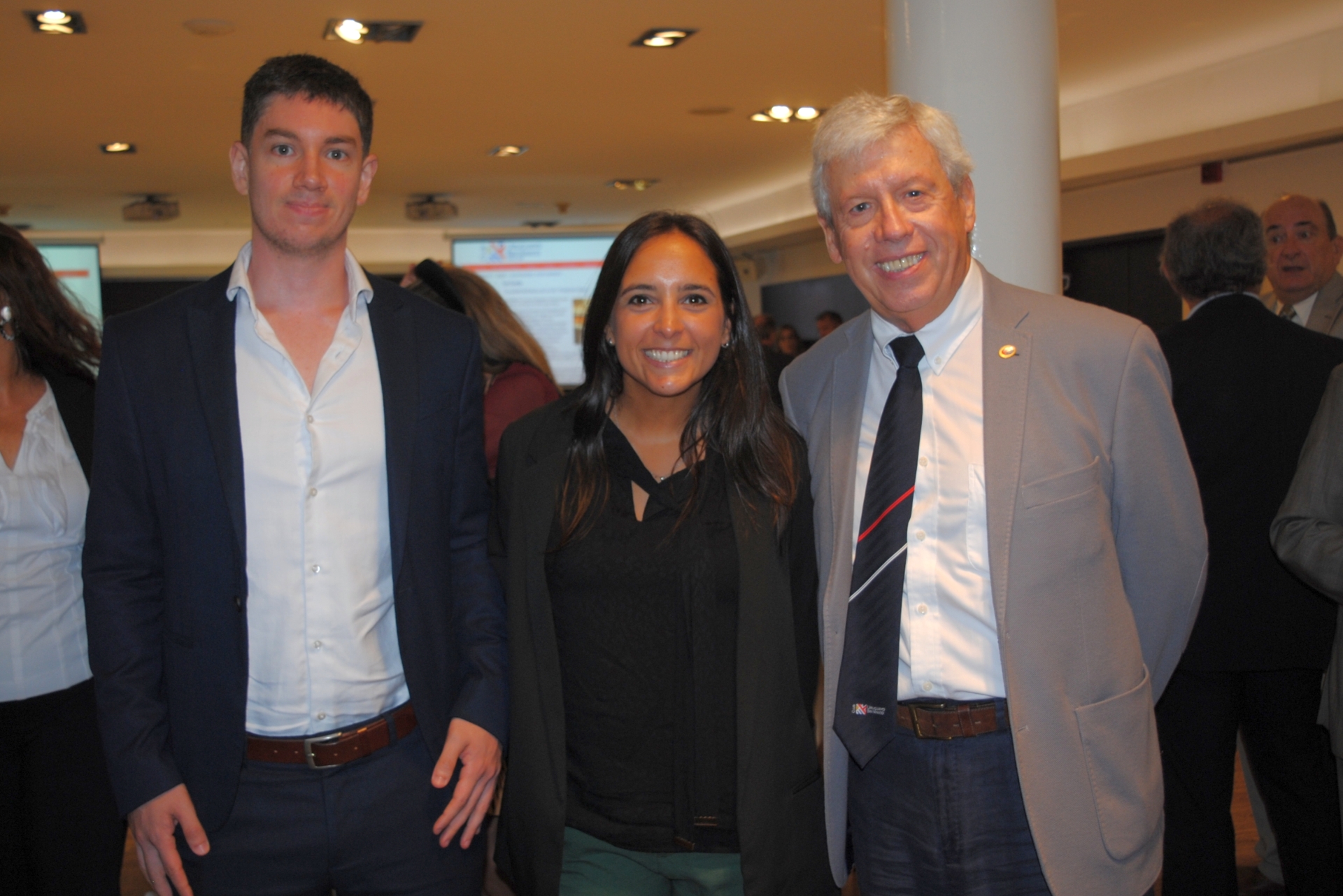 Álvaro Cabral, Andrea Chanquet, Santiago Pereira.