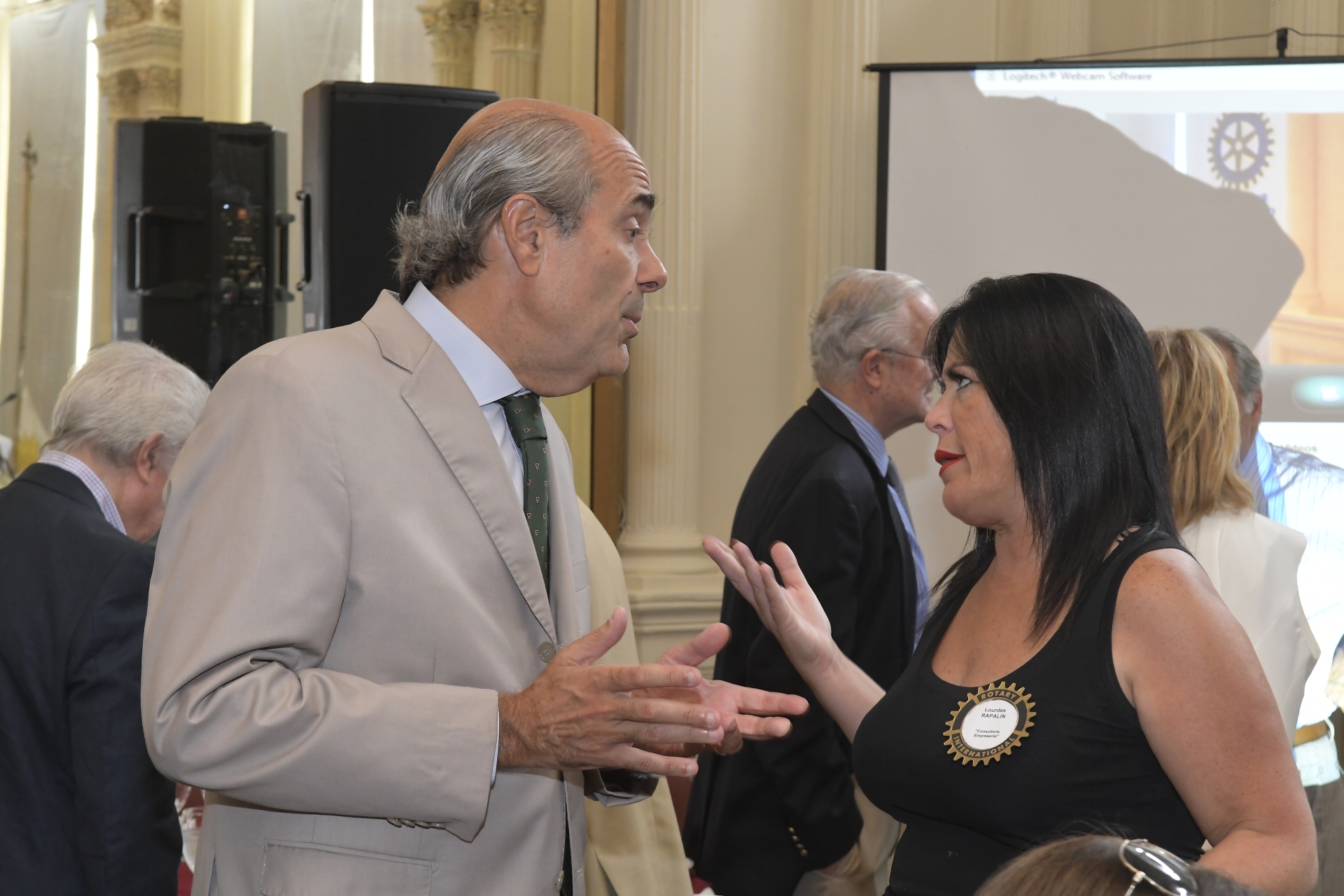 Pablo Abdala, Lourdes Rapalin.