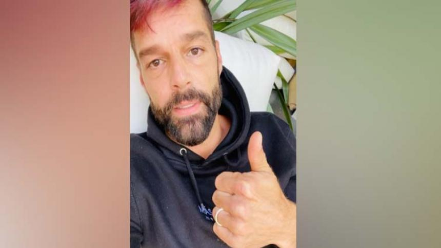 Ricky Martin envió un mensaje a sus fanáticos. Foto: Captura de Instagram.