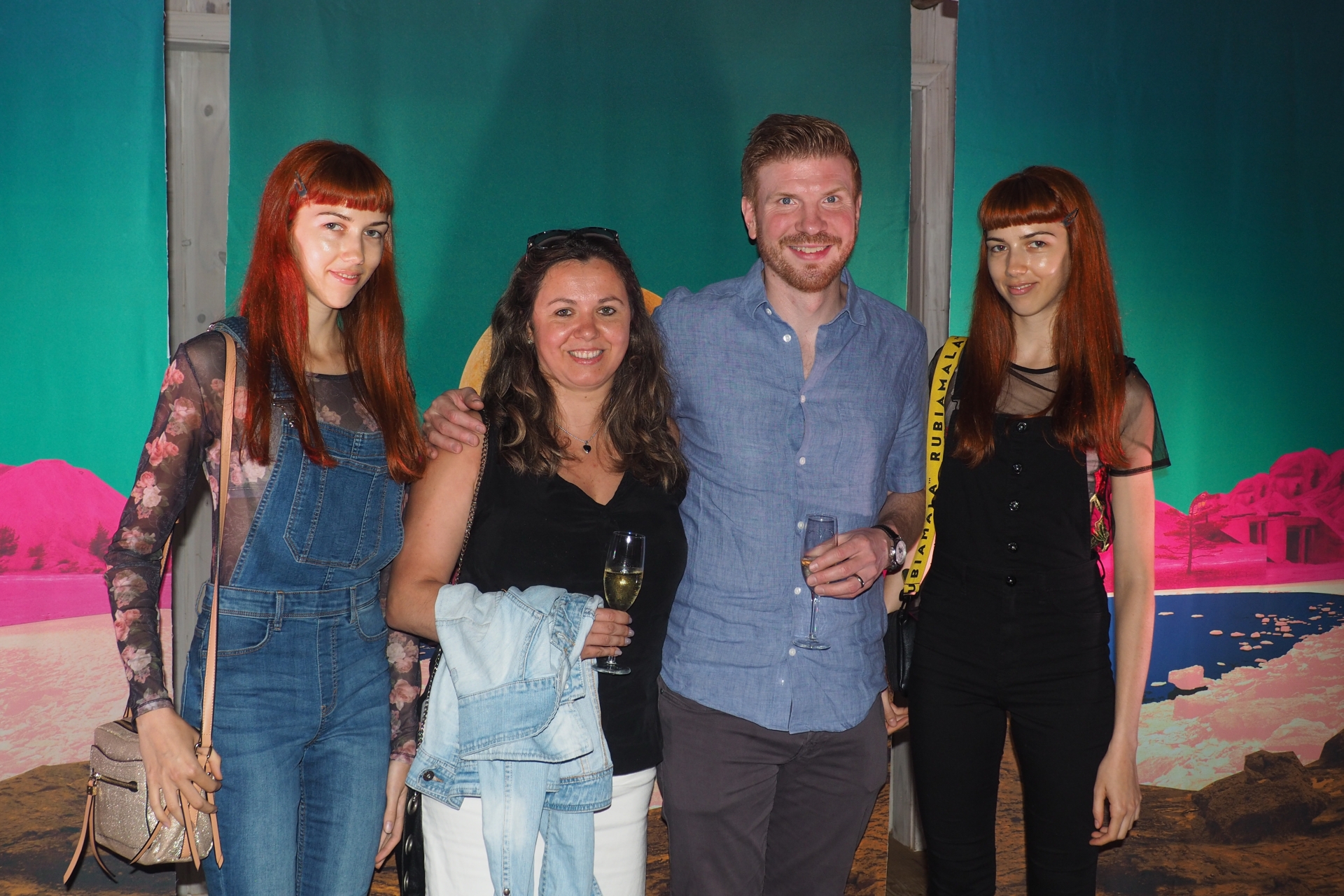 Belén Batlle, Cecilia Silvera, Bruno Rechsteiner, Pilar Batlle.