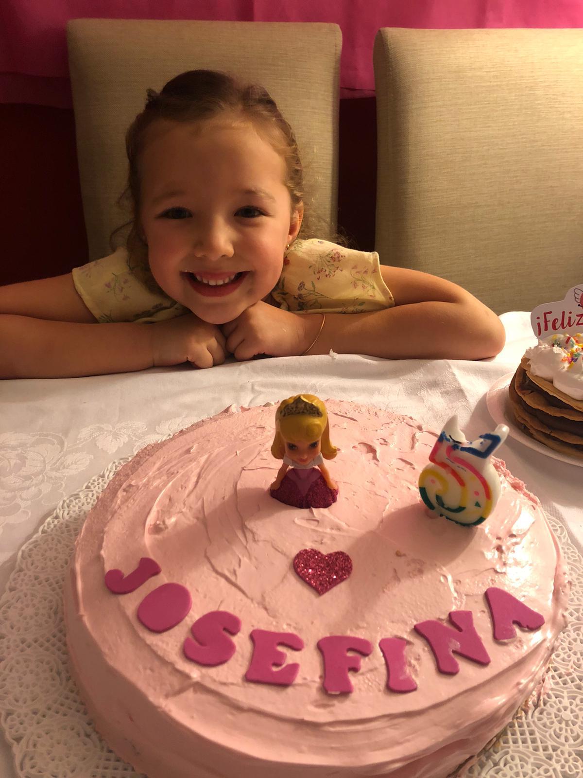 Josefina cumplió 5 y recibió una sorpresa especial