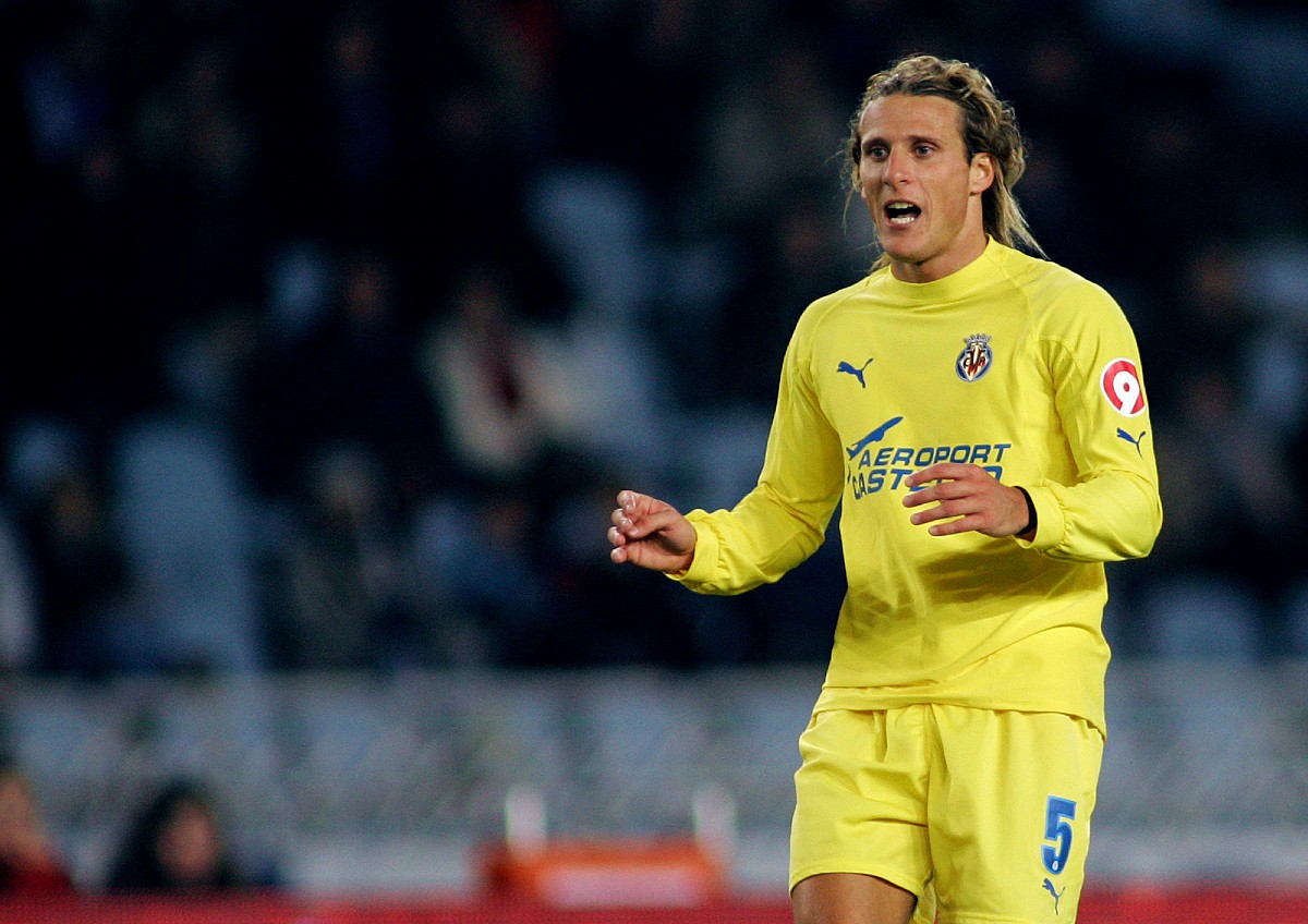 Diego Forlán está en el once histórico del Villarreal elegido por los hinchas. Foto: Archivo El País