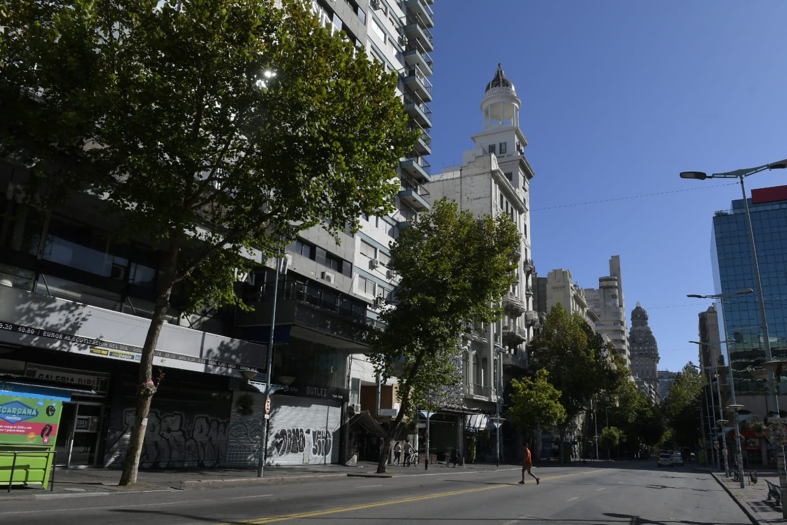Montevideo este sábado. Foto: Leonardo Mainé