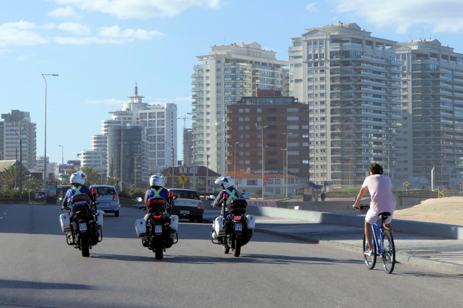 Patrullaje en Maldonado. Foto: Ricardo Figueredo