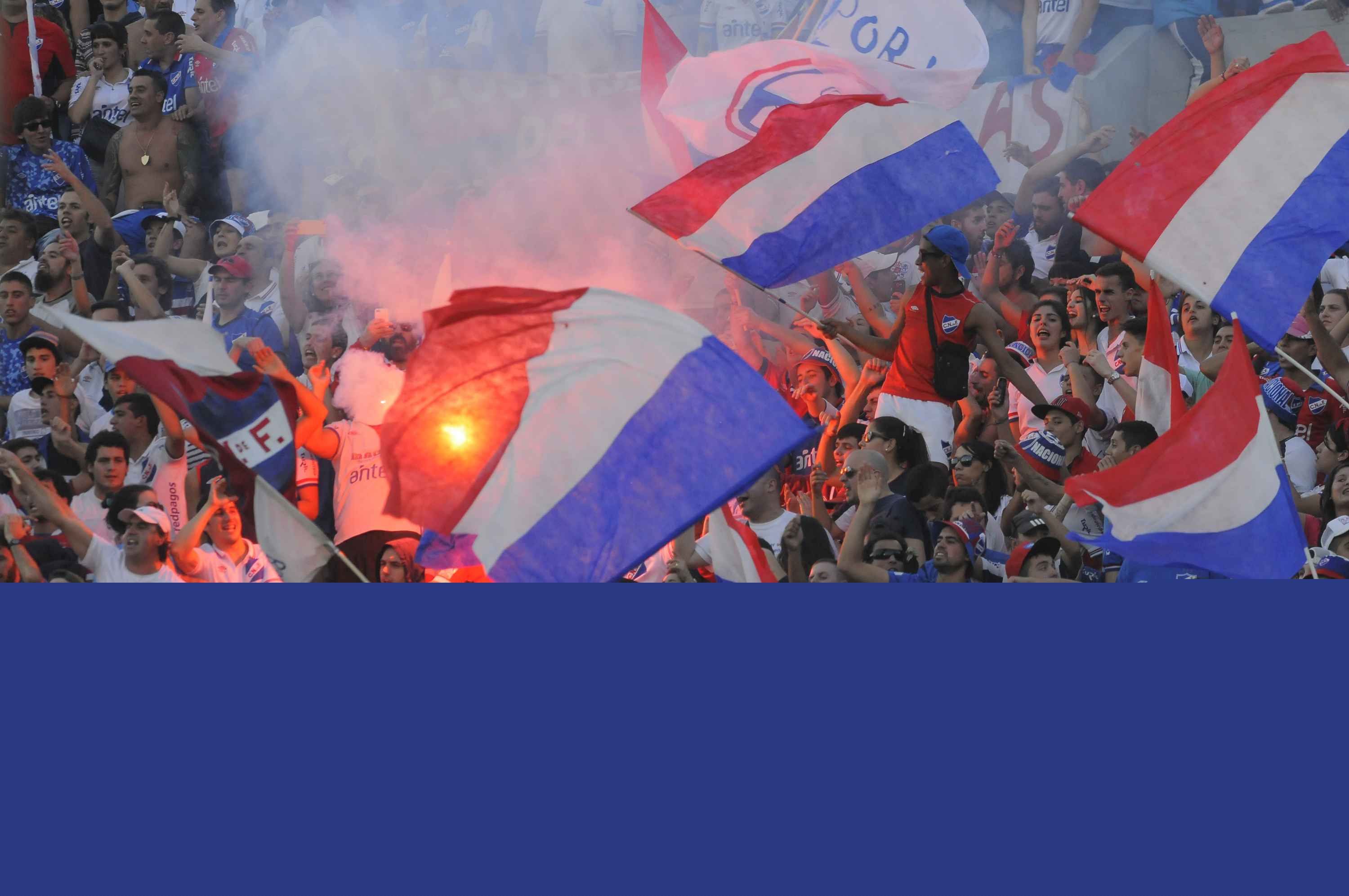 Hinchada de Nacional. Foto: Archivo El País.
