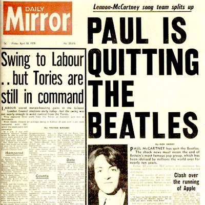 La portada de The Daily Mirror. Foto: Getty Images.