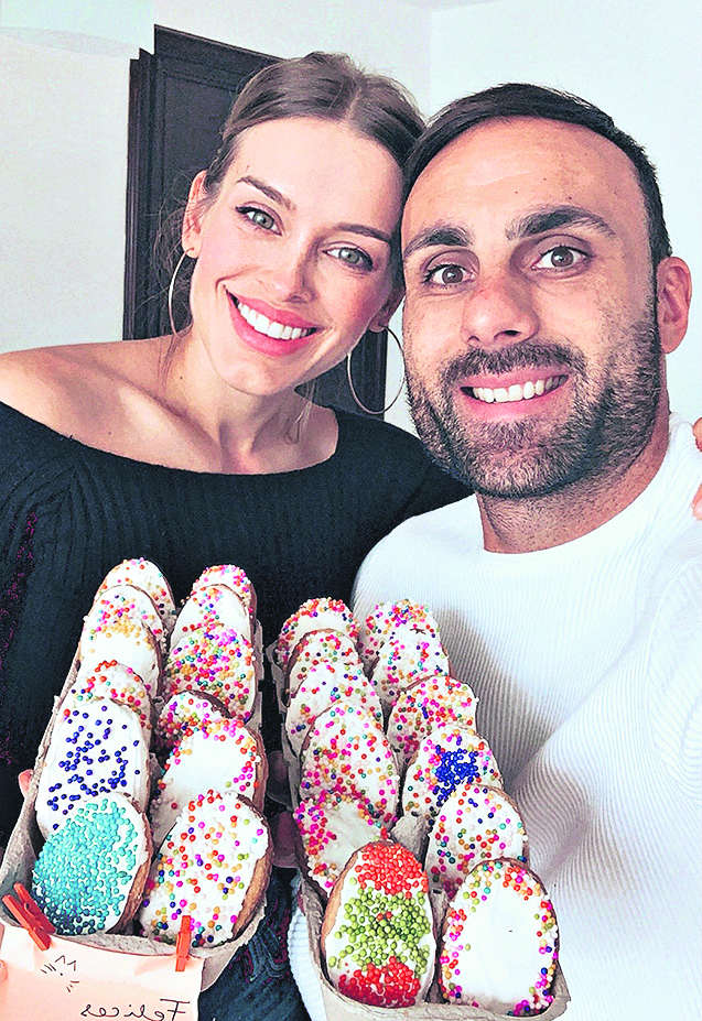 Frascarelli y su novia