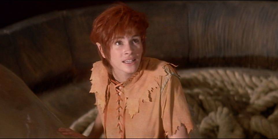 Julia Roberts es el hada Campanita en "Hook". Foto: Difusión