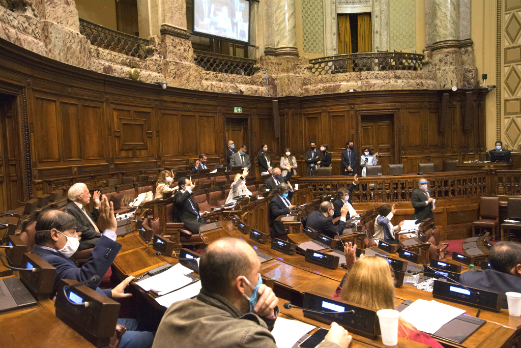 Comisión Especial de la Cámara Alta recibirá a los ministros y asociaciones civiles durante el debate por la LUC. Foto: Departamento de Fotografía del Parlamento