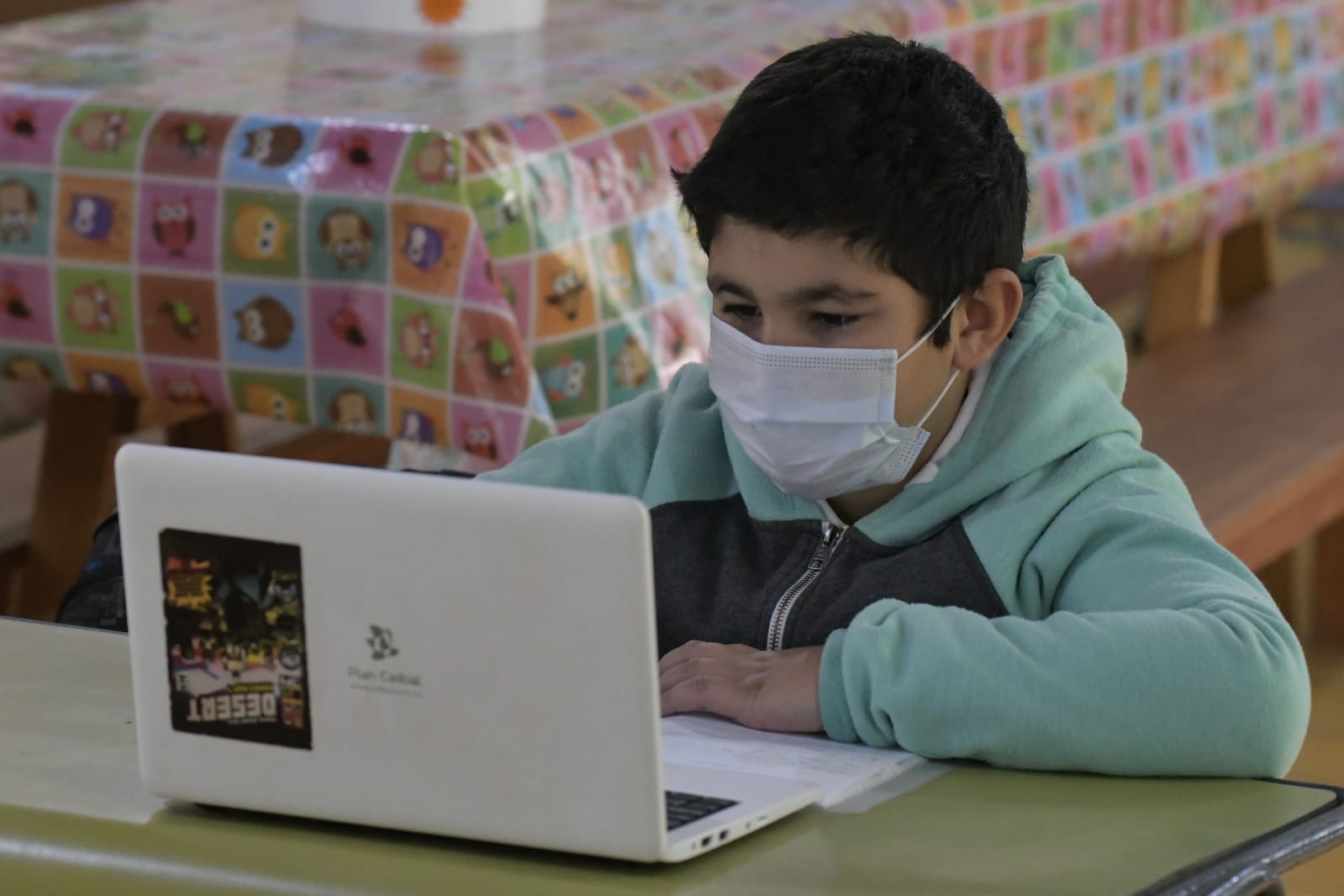 Inicio de clases tras cuarentena en Escuela Rural N°30 en Cuchilla de Paraná en Sarandí Grande. Foto: Leo Mainé.