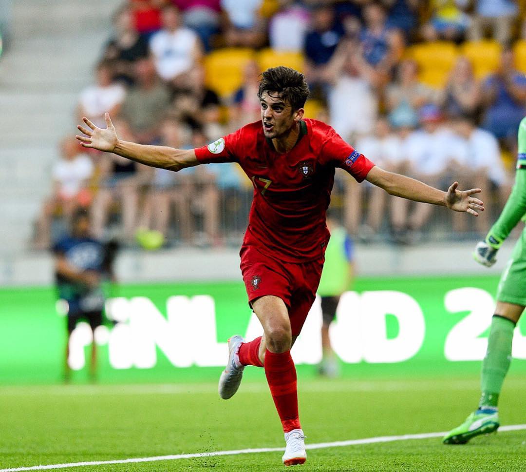 Trincao fue campeón del torneo Sub-19 de la UEFA con Portugal. Foto: @trincao77