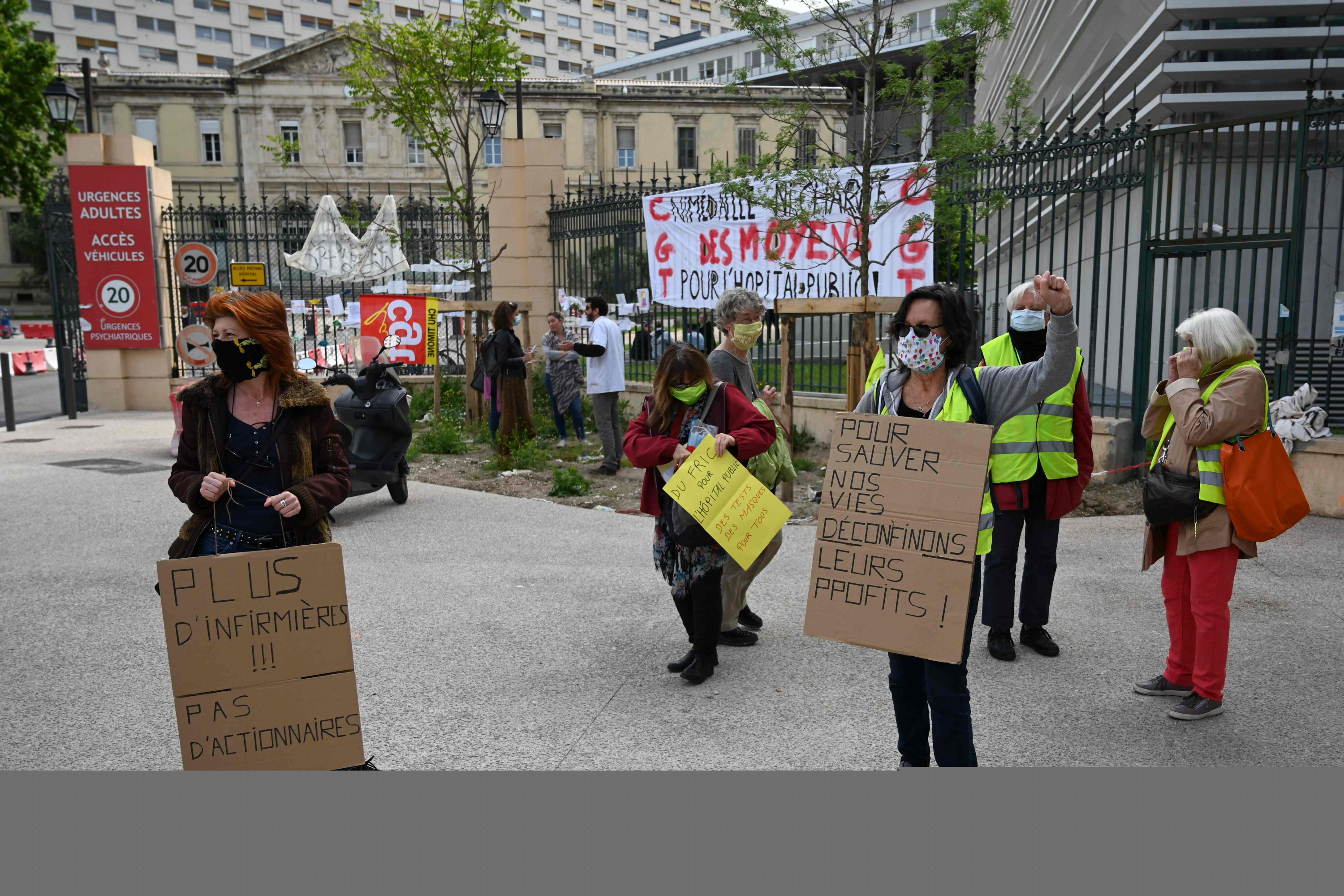 Primero de mayo en Francia. Foto: AFP