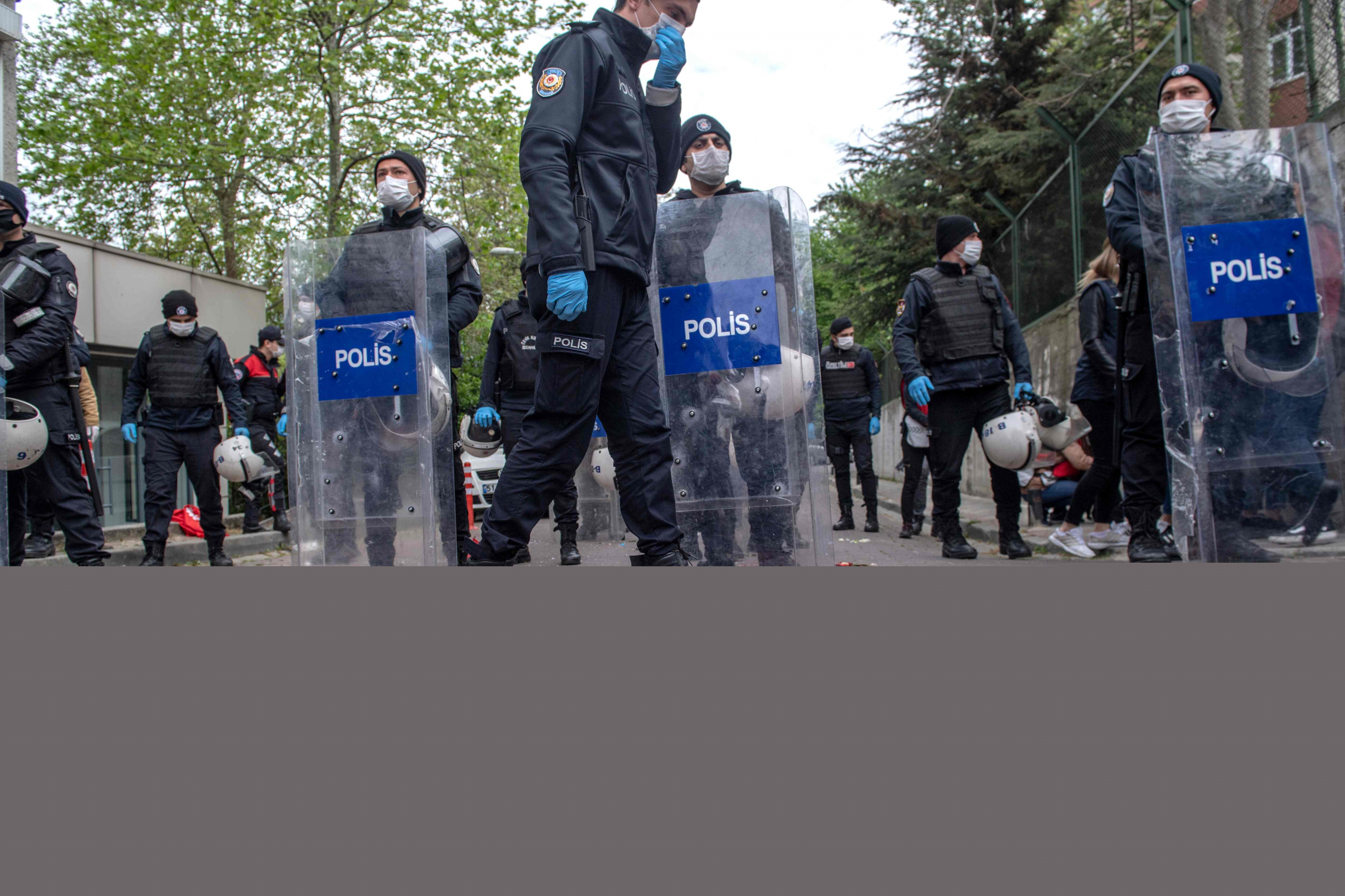 Manifestación en Turquía. Foto: AFP