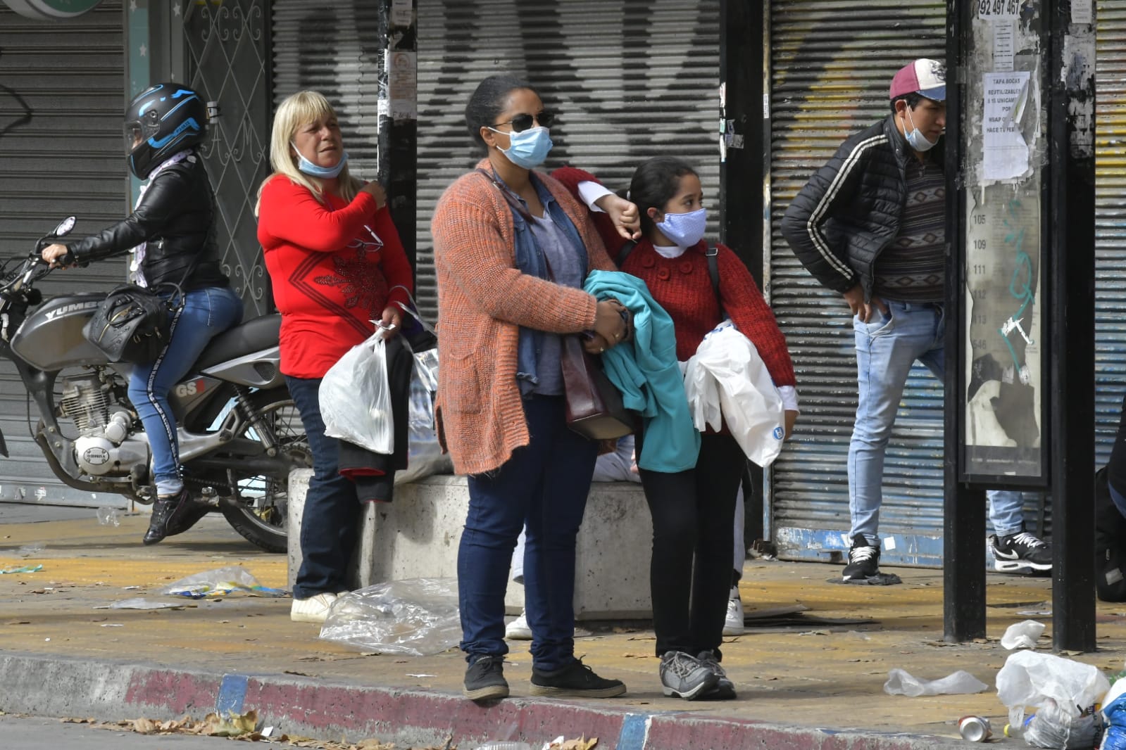 En tres semanas se cuatriplicó el uso de tapabocas. Foto: Leonardo Mainé