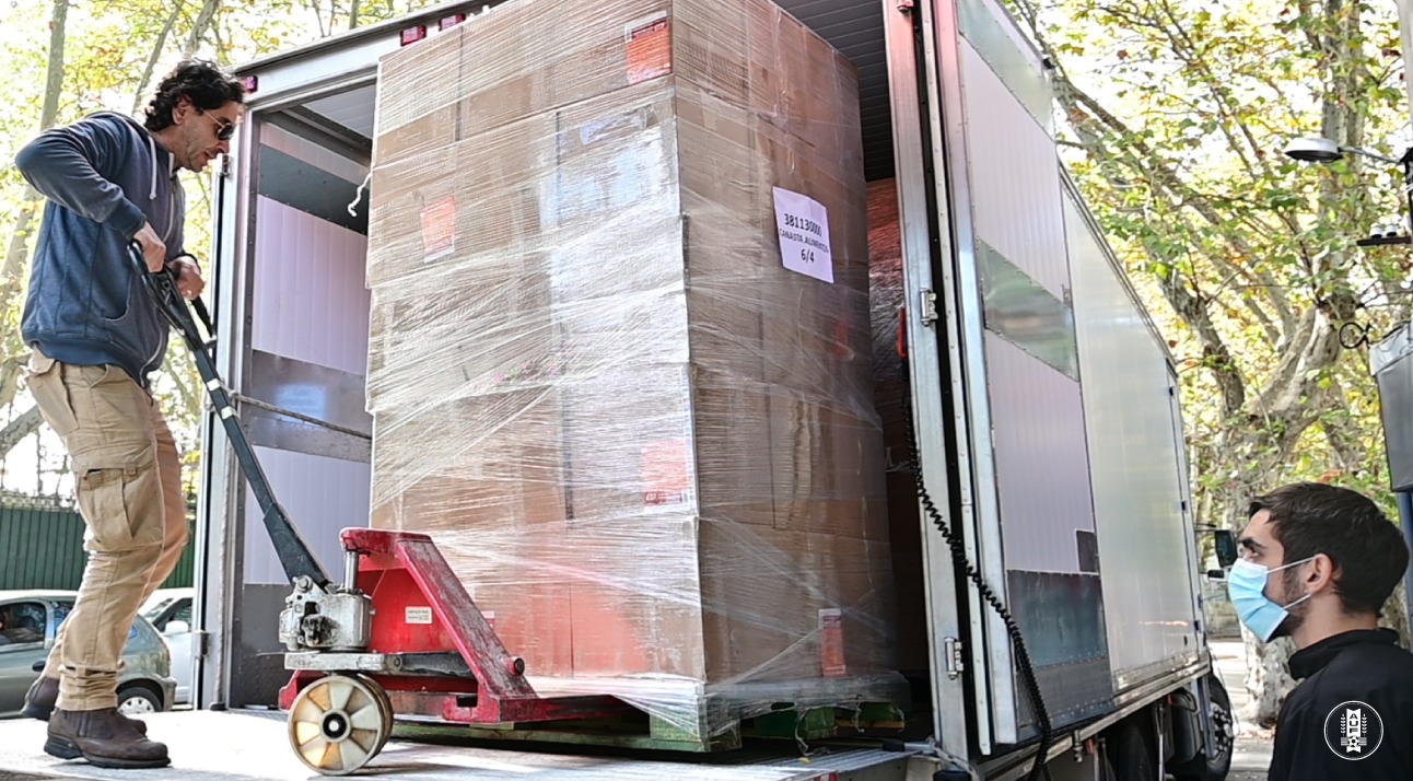 La primera entrega se realizó este lunes. FOTO: AUF