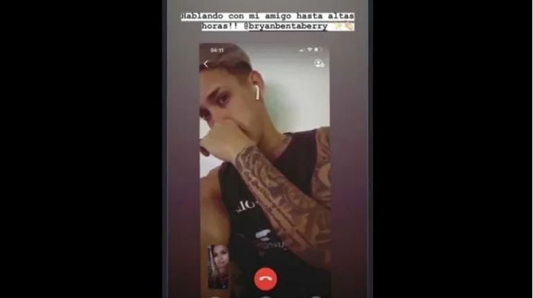 Bray Bentaberry en pleno Facetine con More Rial
