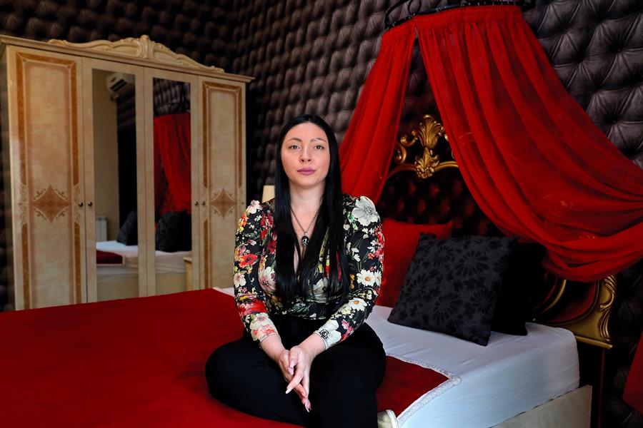 Ava Godess en su set de producción. Foto: EFE