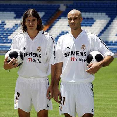 Pablo García y Carlos Diogo el día de la presentación. FOTO: Diario AS.