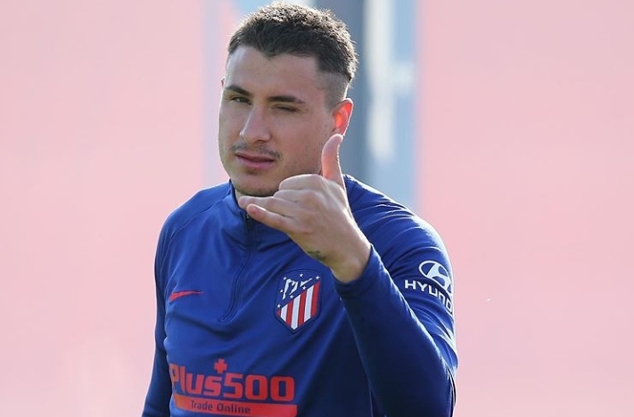 José María Giménez en su vuelta a los trabajos con el Atlético de Madrid. Foto: @atleticodemadrid / Instagram.