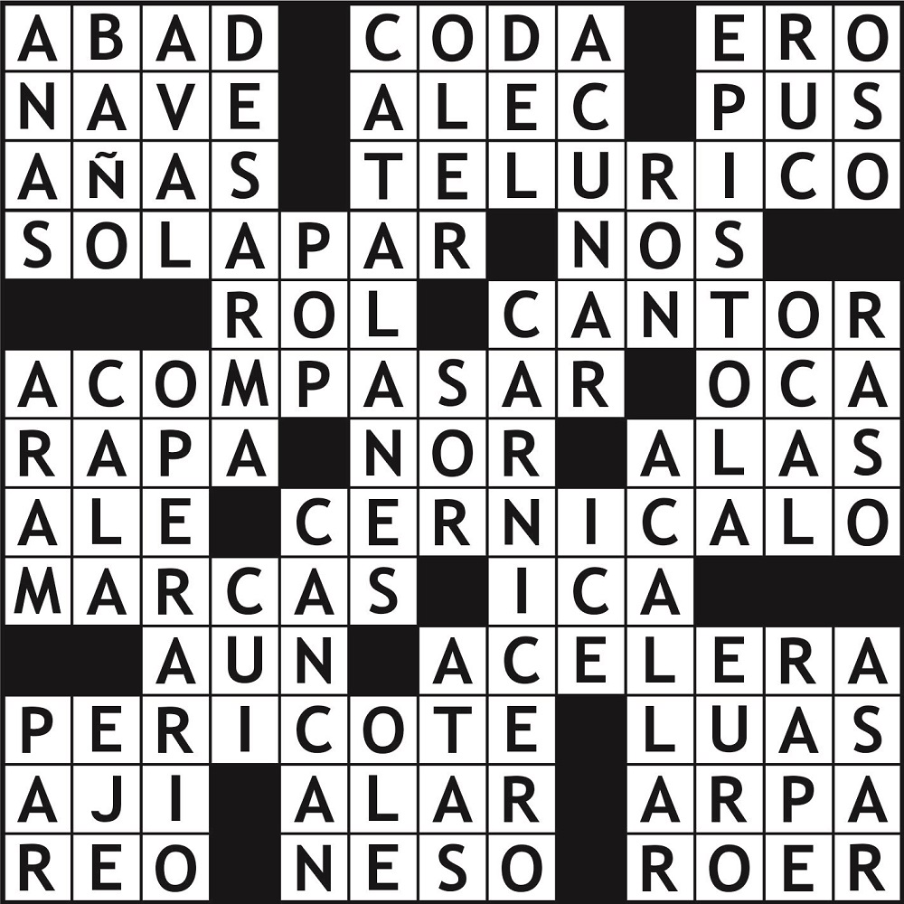 Solución del juego anterior