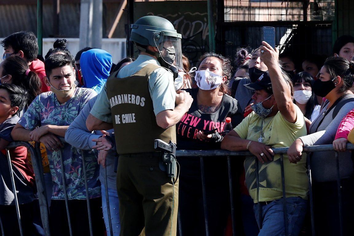 Coronavirus en Chile. Foto: AFP.