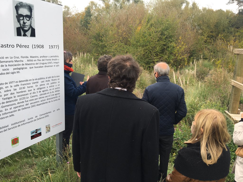 Javier García y Beatriz Argimón en el Batallón 14. Foto: Ministerio de Defensa.